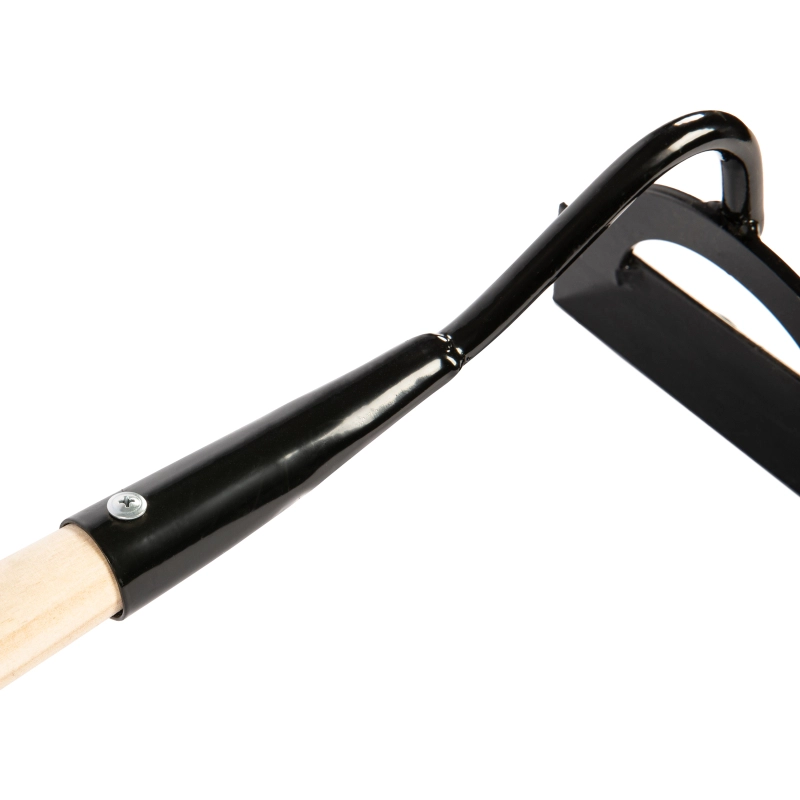 Мотыга стальная усиленная, 190 х 60 х 1430 мм, деревянный черенок, Сибртех (62283)