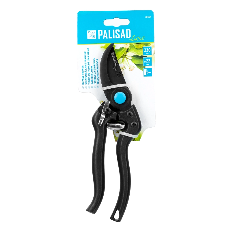 Секатор прямого реза, 230 мм, алюминиевые рукоятки, LUXE Palisad (604727)