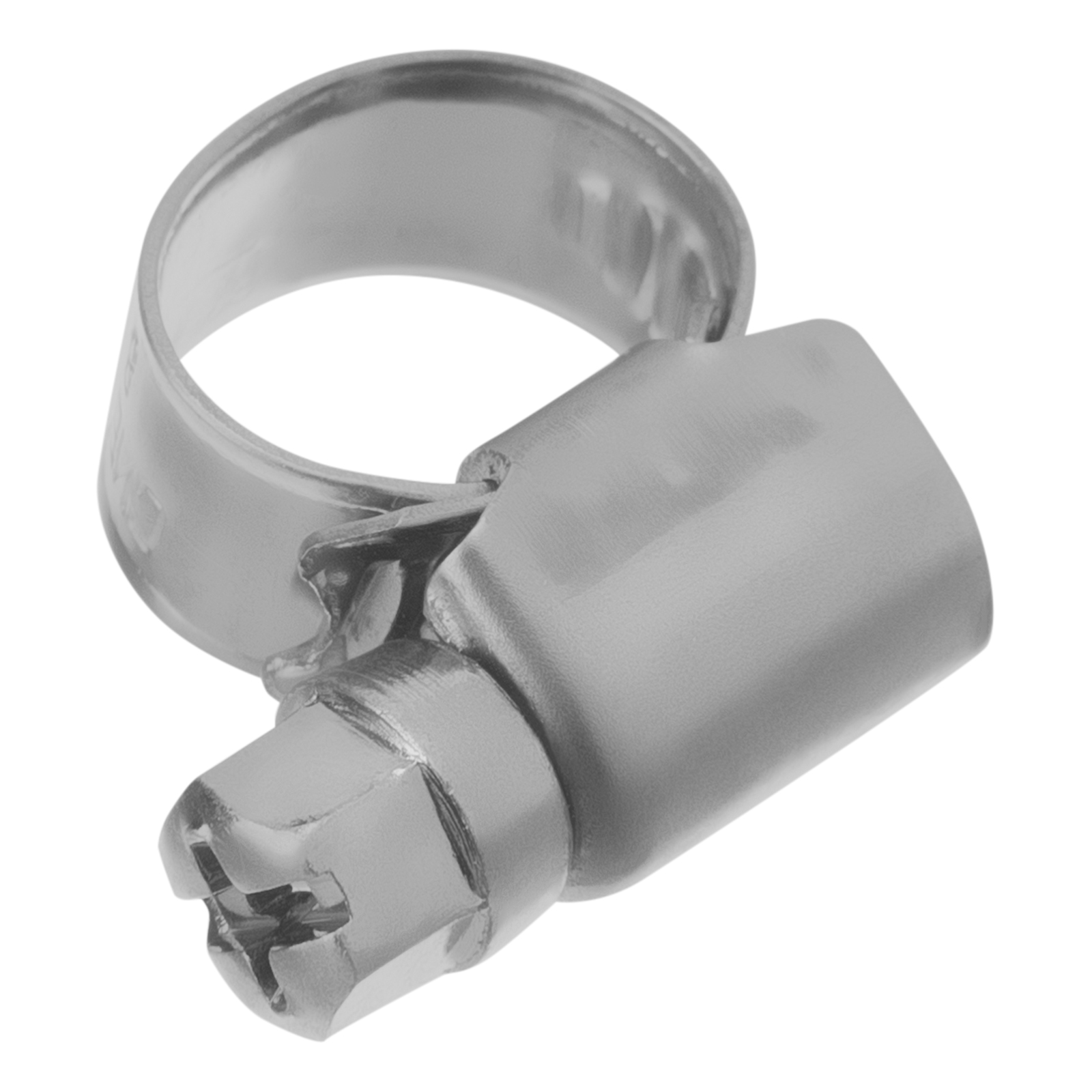 Хомуты нержавеющая сталь, Стандартное болтовое крепление 8-12 мм, 100 штук в упаковке, ширина 9 мм Сибртех (47576)