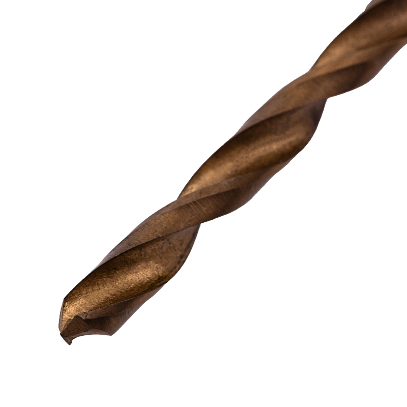 Сверло по металлу, 4 мм, HSS, нитридтитановое покрытие, цилиндрический хвостовик Matrix (717400)