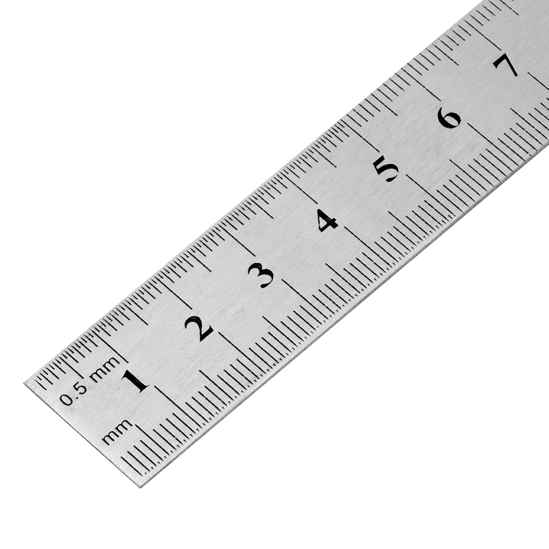 Линейка измерительная, 150 мм, металлическая Sparta (305045)