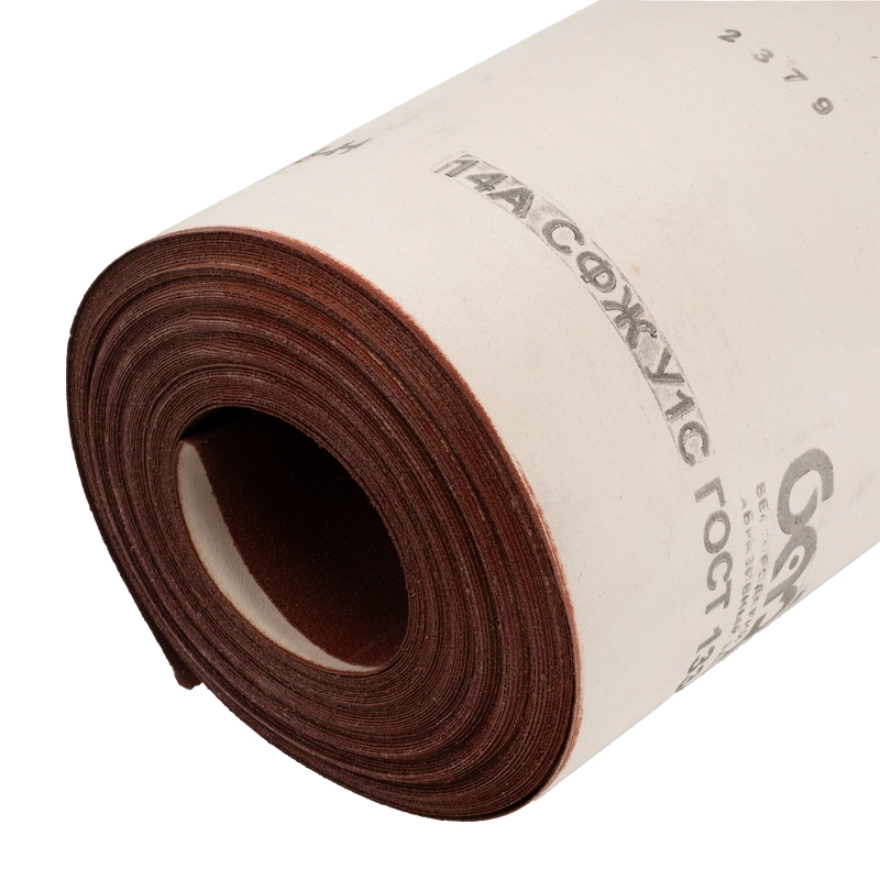 Шкурка на тканевой основе, зернистость № 16, 800 мм х 30 м, "БАЗ" (75223)