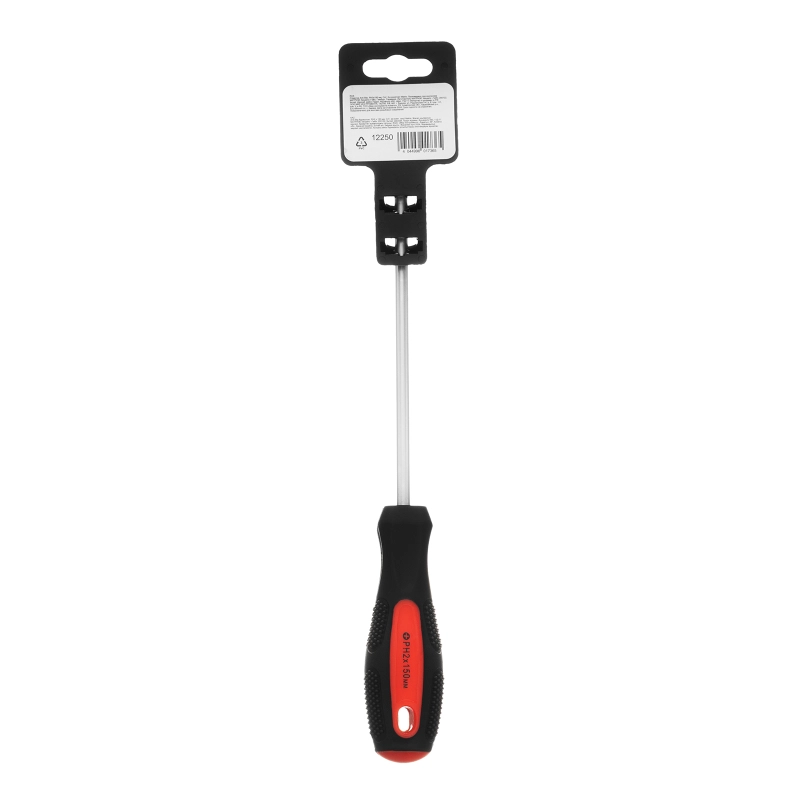 Отвертка Anti-Slip, PH2 х 150 мм, CrV, двухкомпонентная рукоятка Matrix (12250)