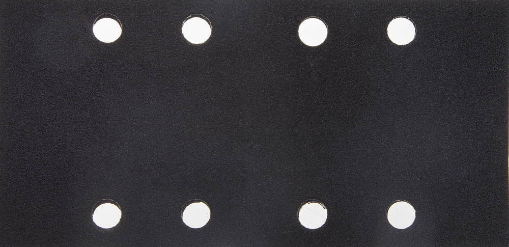 Лист шлиф. универсал. URAGAN ″Оптимален для твердых пород дерева″ 8 отверстий по линии, для ПШМ, P320, 80х166мм, 50шт