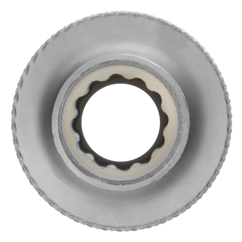 Головка торцевая, 8 мм, двенадцатигранная, CrV, под квадрат 1/2, хромированная Stels (13647)