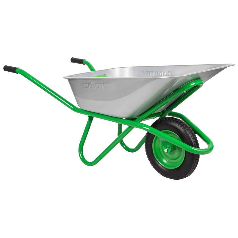 Тачка садово-строительная, грузоподъемность 170 кг, обьем 90 л Сибртех (689633)