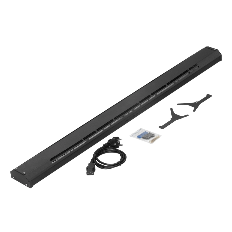 Конвектор электрический плинтусный ATRIC-450, 230 В, 450 Вт, ТЭН, черный Denzel (98136)