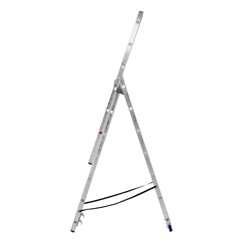 Лестница, 3 х 7 ступеней, алюминиевая, трехсекционная, Сибртех (97817)