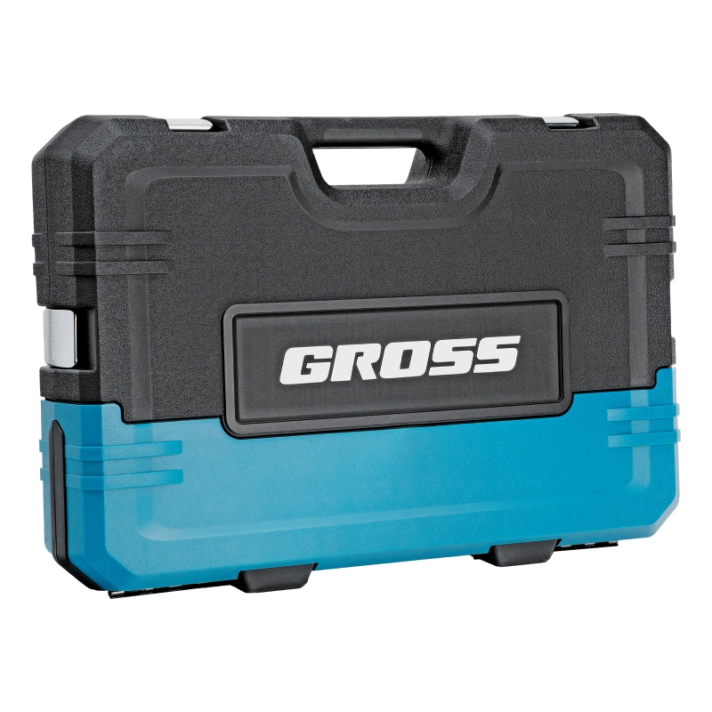 Набор инструментов, 1/4", 1/2", CrV, 120 зубьев, 115 предметов Gross (14152)