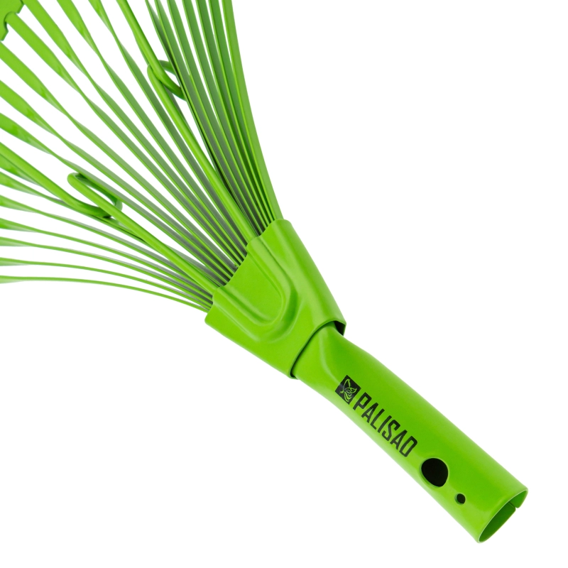 Грабли веерные стальные, 565 мм, 22 плоских зуба, эмалированные, усиленные, без черенка, Palisad (617015)