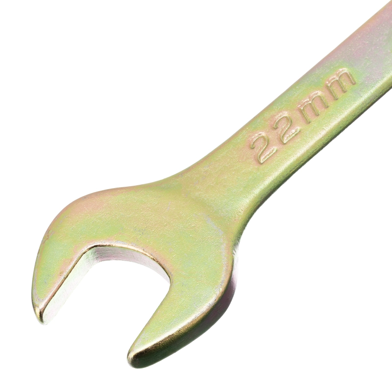 Ключ комбинированный, 22 мм, желтый цинк Сибртех (14984)