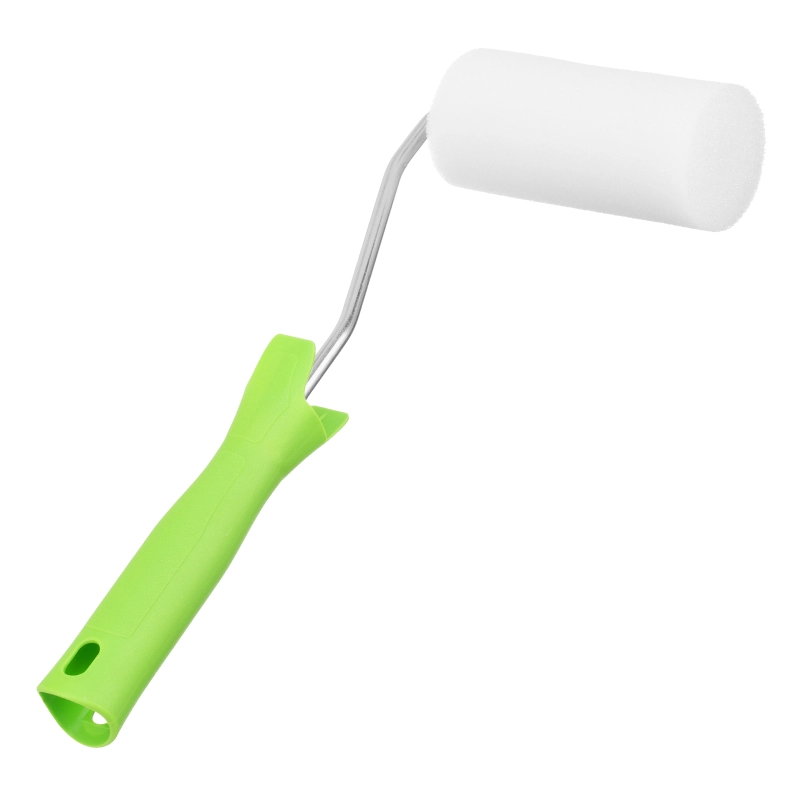 Валик "Поролон" с ручкой и 2 шубки 100 мм, D 42 мм, D ручки 6 мм Сибртех (80445)