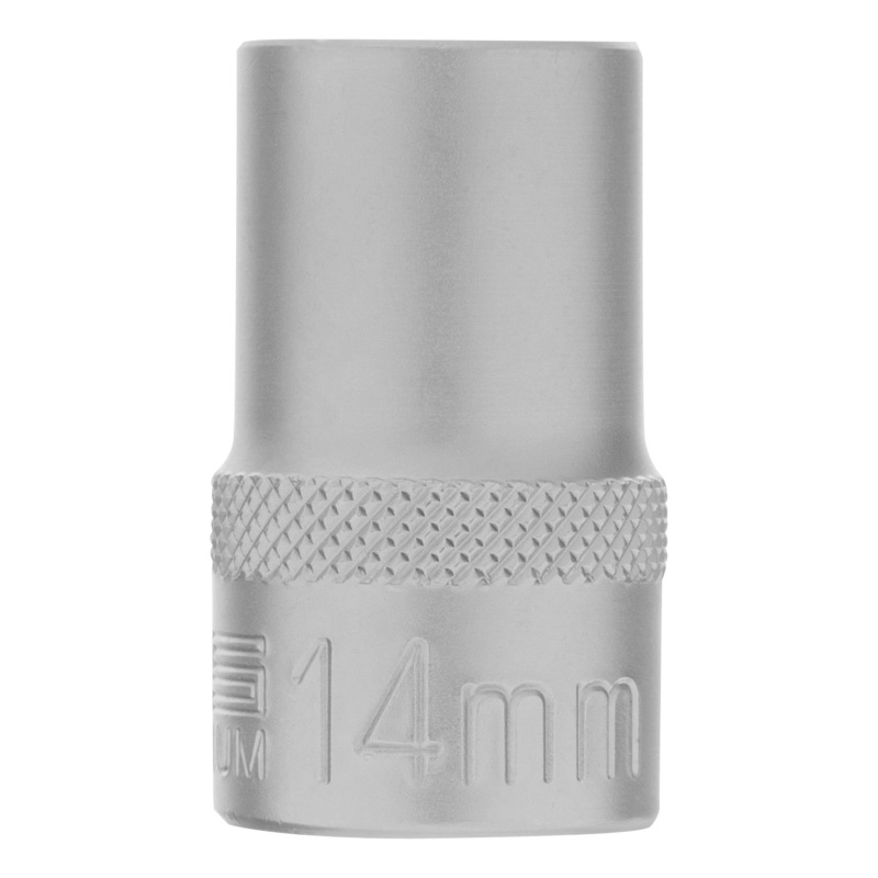 Головка торцевая, 14 мм, шестигранная, CrV, под квадрат 1/2 Stels (13825)