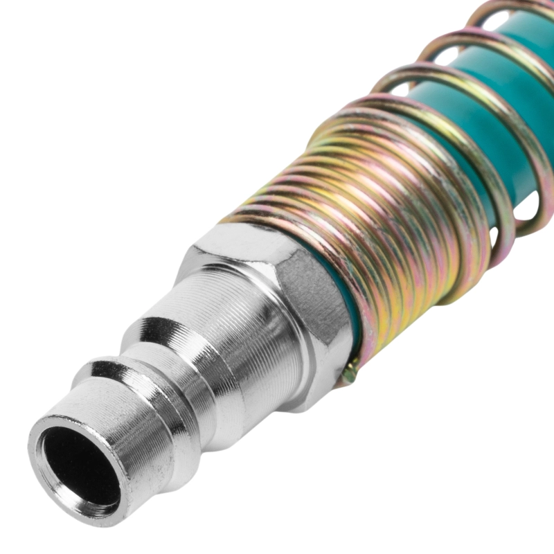 Шланг спиральный воздушный 8 х 12 мм, 18 бар, с быстросъемными соединениями, 15 м Stels (57019)