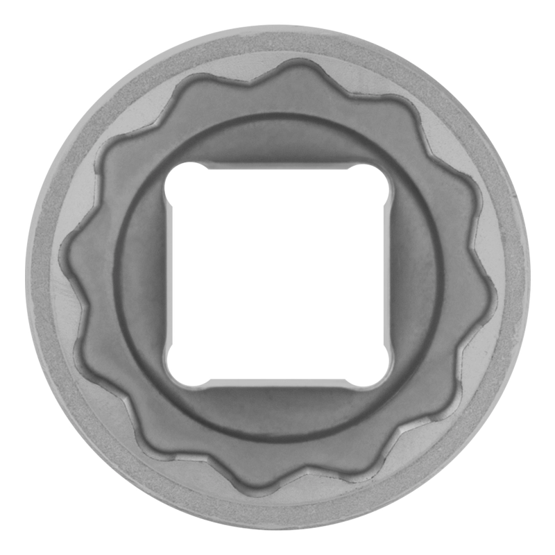 Головка торцевая, 24 мм, двенадцатигранная, CrV, под квадрат 1/2, хромированная Stels (13669)