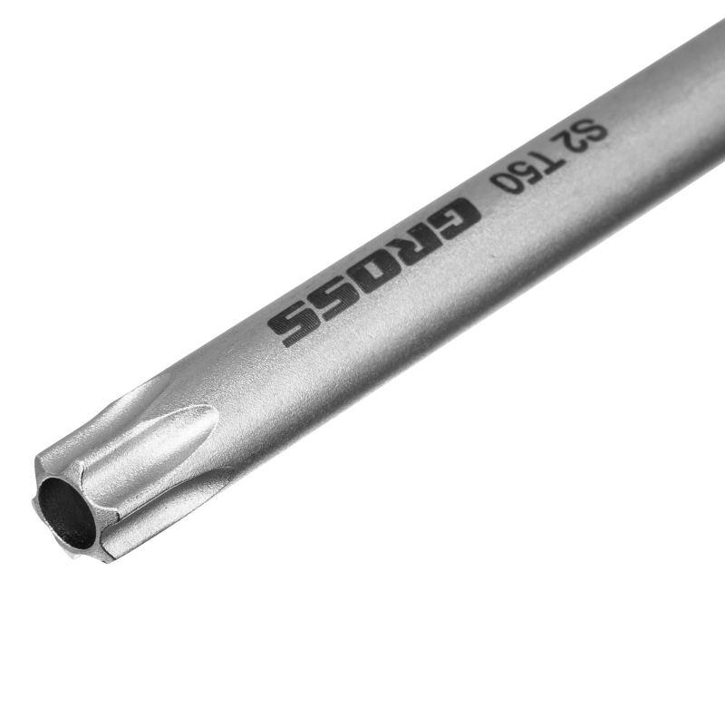 Набор ключей имбусовых Torx -TT, 9 шт: T10-T50, удлиненные, S2, сатинированные Gross (16407)
