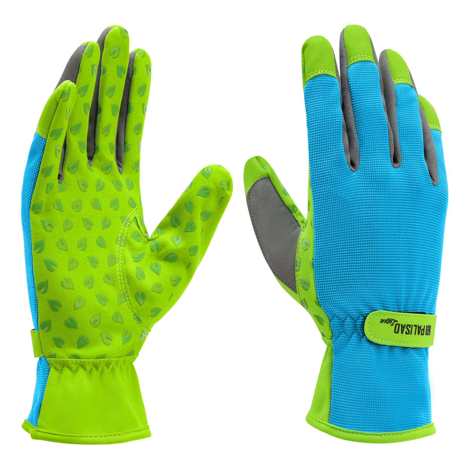 Перчатки садовые на липучке, силиконовое нанесение, размер 7, Luxe Palisad (67984)