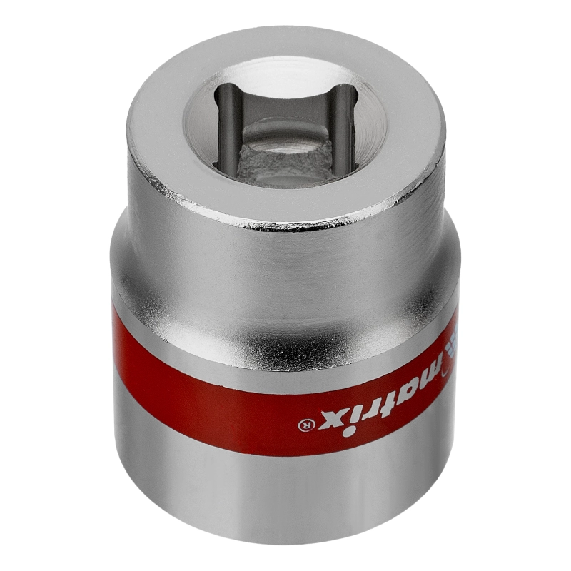 Набор торцевых головок, 3/8", 12 гранные, CrV, 9-19мм, 10 штук Matrix (13595)