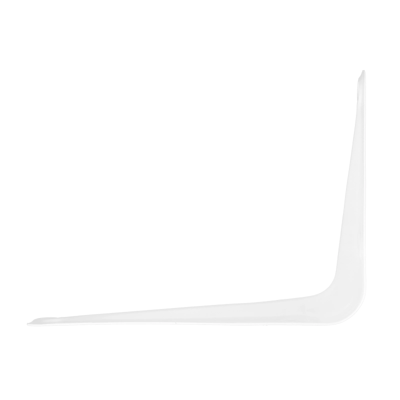 Кронштейн угловой с ребром, 75 х 100 мм, белый Сибртех (94014)