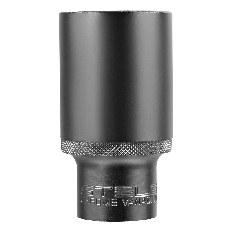 Головка торцевая удлиненная, 30 мм, шестигранная, CrV, под квадрат 1/2 Stels (13885)