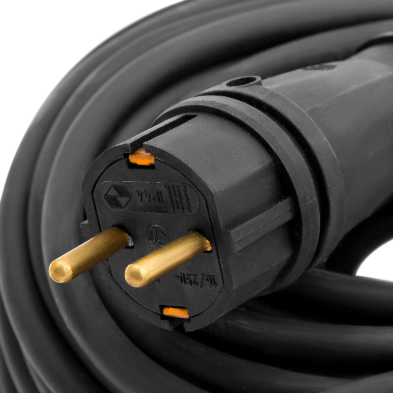 Удлинитель силовой 20 м, 16 А, тип УХз16, 3 x 1.5 мм, Сибртех (95886)