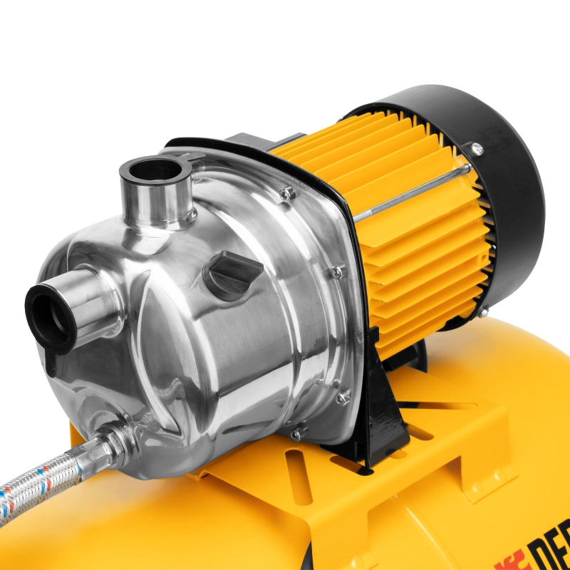 Насосная станция PSL1100X, 1100 Вт, 3600 л/ч, ресивер 50 л, подъем 45 м, нержавейка Denzel (97311)
