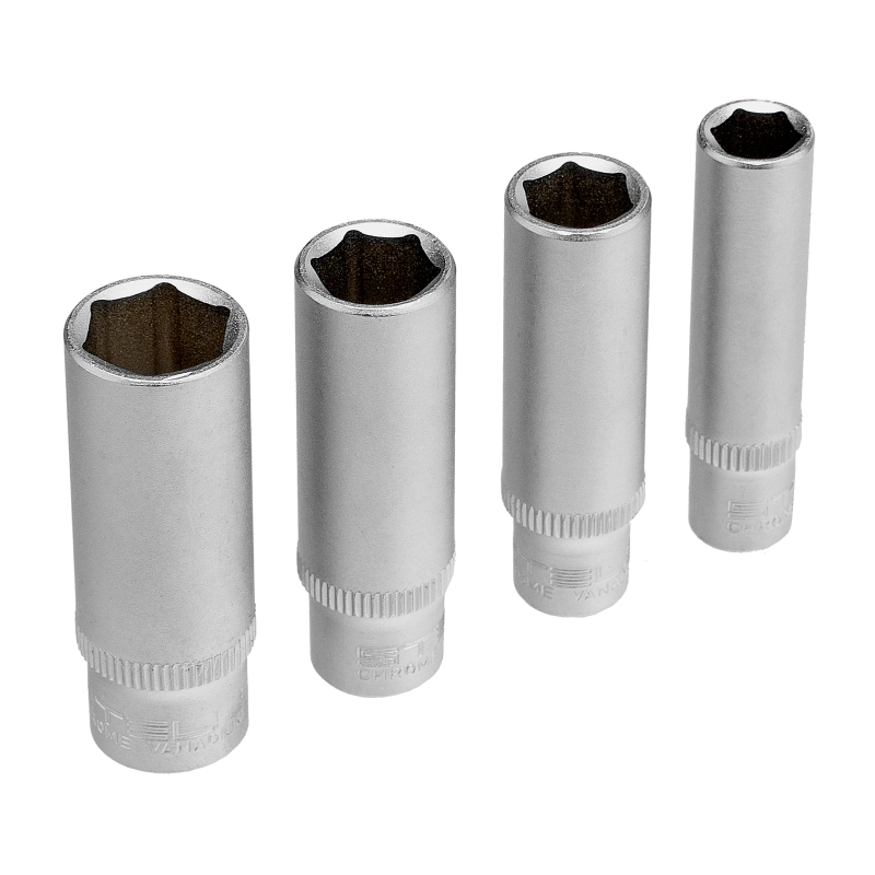 Набор инструментов 1/2", 1/4", CrV, 12 гранные головки, пластиковый кейс, 109 предмета Stels (14122)