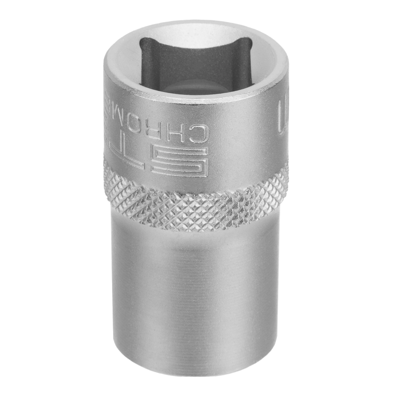 Головка торцевая, 14 мм, двенадцатигранная, CrV, под квадрат 1/2, хромированная Stels (13659)
