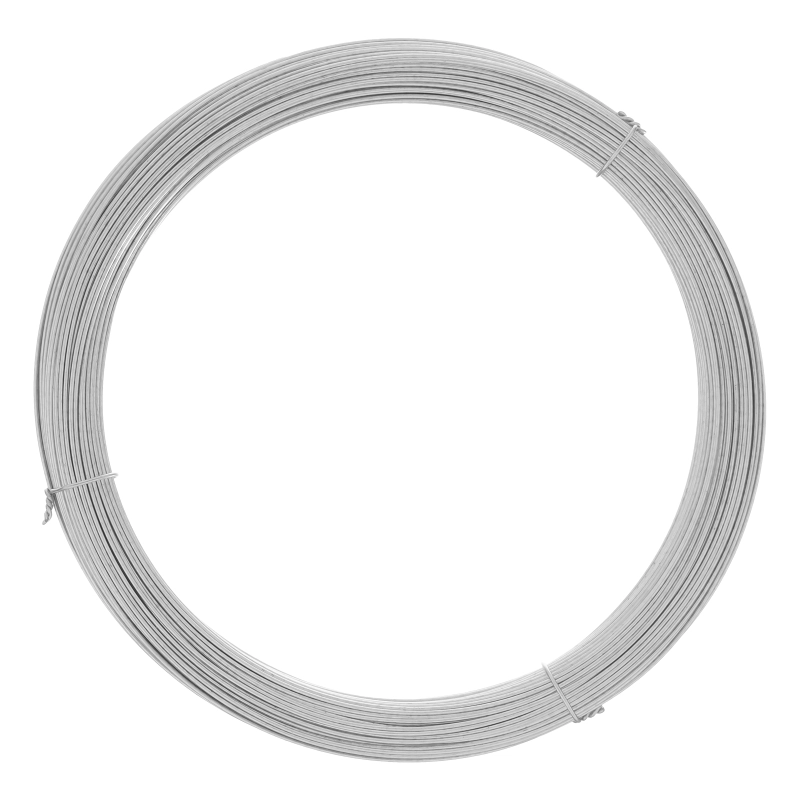 Проволока стальная 50 м, оцинкованная, термообработанная 0.8 мм Сибртех (84905)