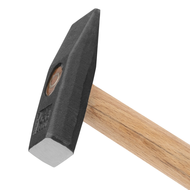 Молоток слесарный 300 г, квадратный боек, деревянная рукоятка Сибртех (10214)