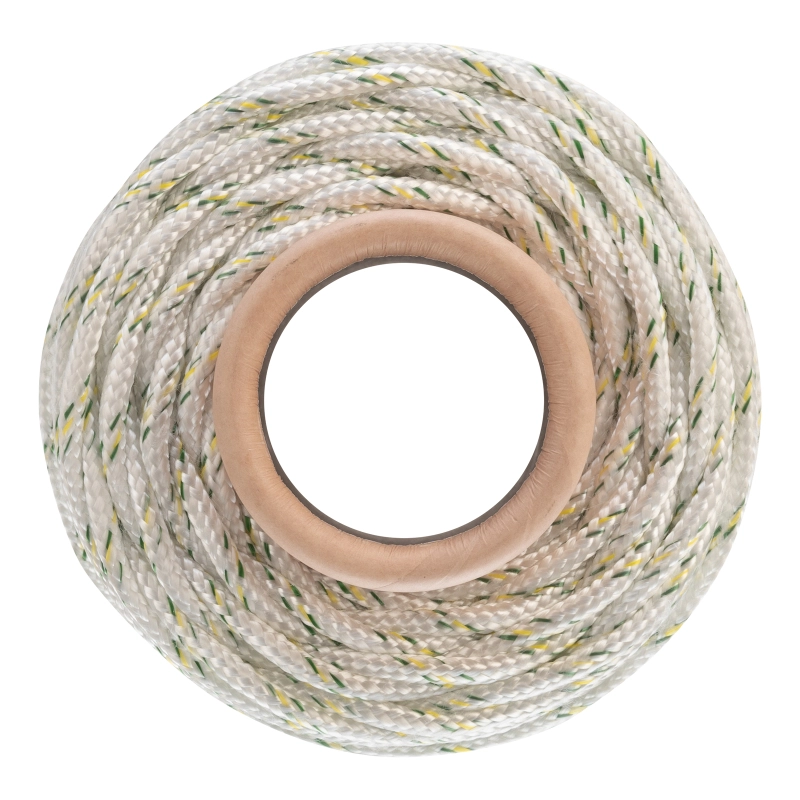 Фал плетеный капроновый с сердечником, 6 мм, L 100 м, 16-прядный, Сибртех (93969)