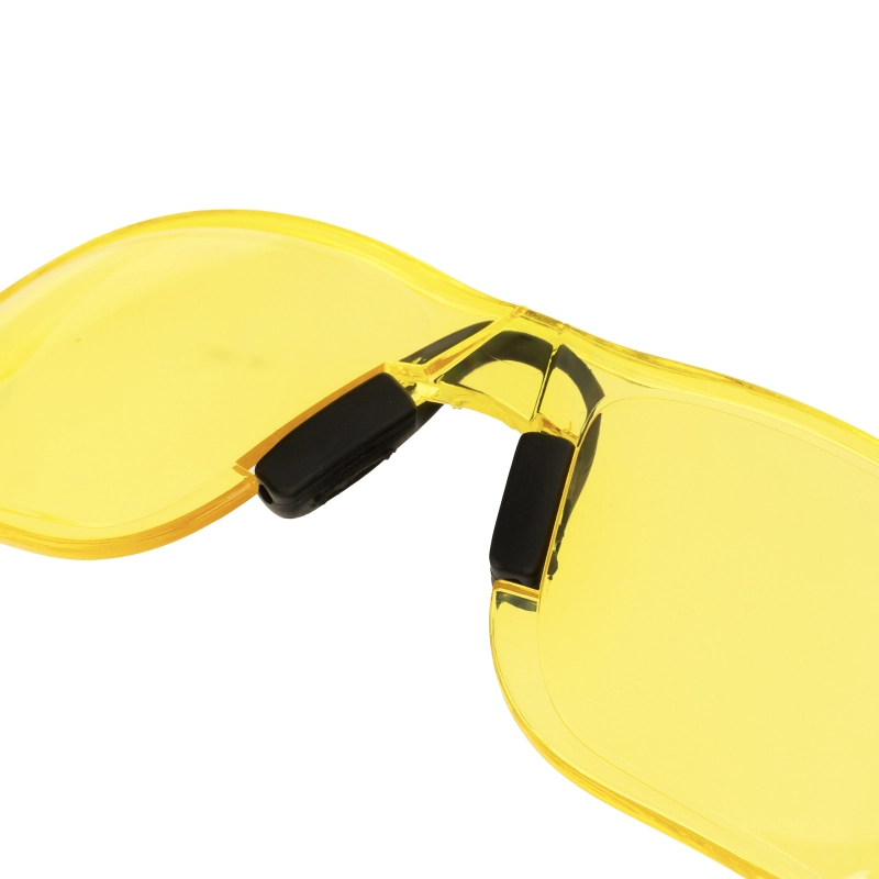Очки защитные открытые, поликарбонатные, желтая линза Denzel (89199)
