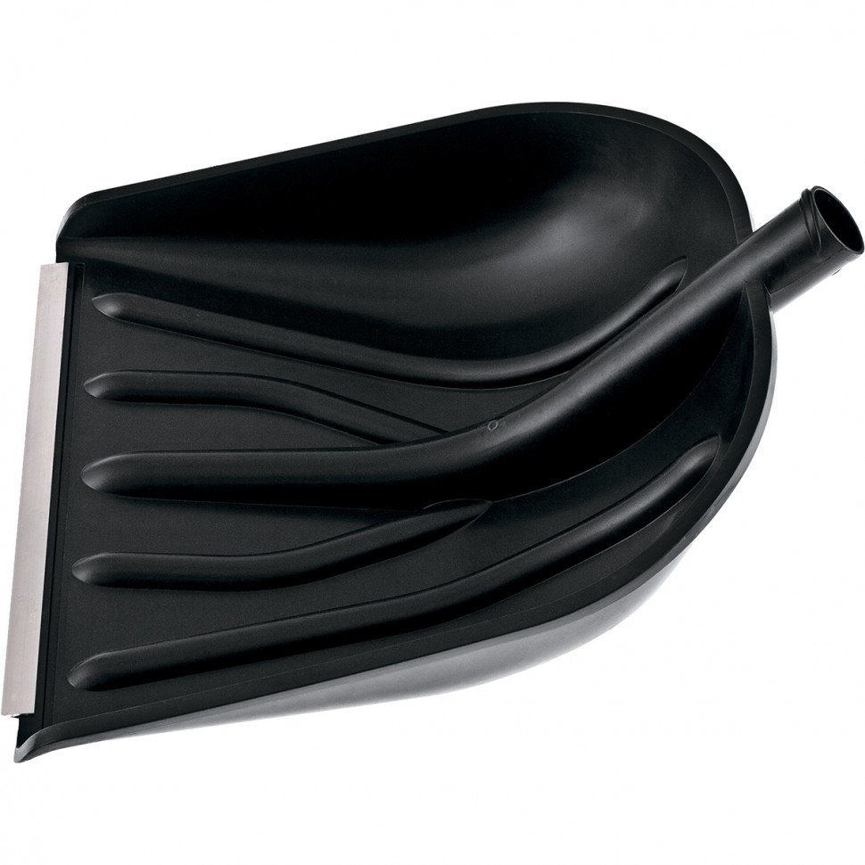 Лопата для уборки снега пластиковая Profi, 410 х 405 мм, без черенка, Сибртех (61487)