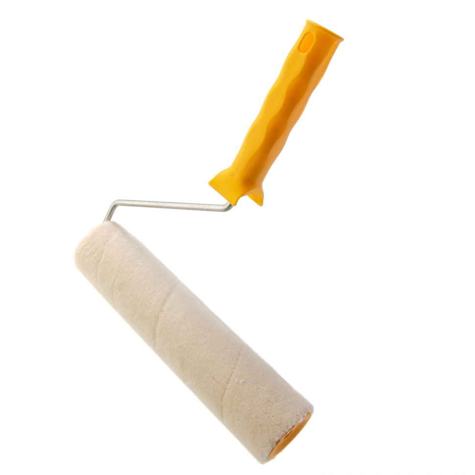 Валик "Лаки", 250 мм, ворс 5 мм, D - 48 мм, D ручки - 6 мм, велюр Сибртех (80239)