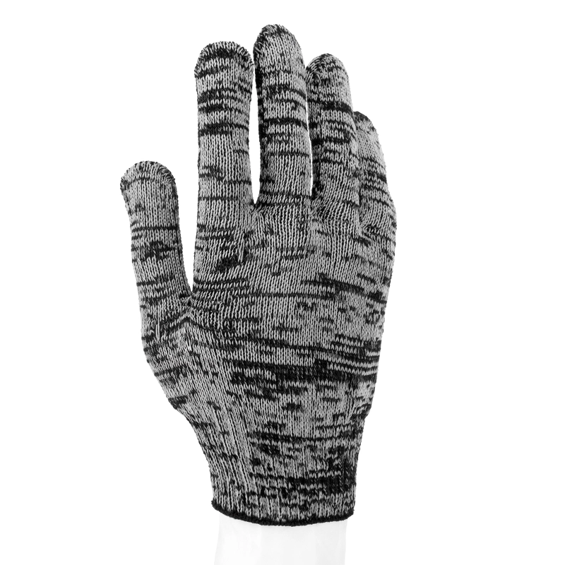 Перчатки х/б, меланж, ПВХ покрытие, "Точка", 10 класс (67789)