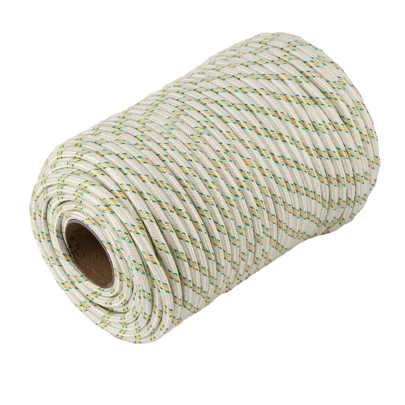 Фал плетеный капроновый с сердечником, 10 мм, L 100 м, 24-прядный, Сибртех (93971)