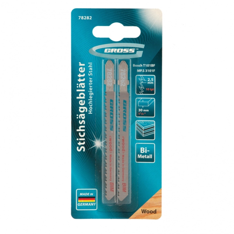 Полотна для электролобзика  Profi, 2 шт, ( 3101F-T101BF ) Gross (78282)