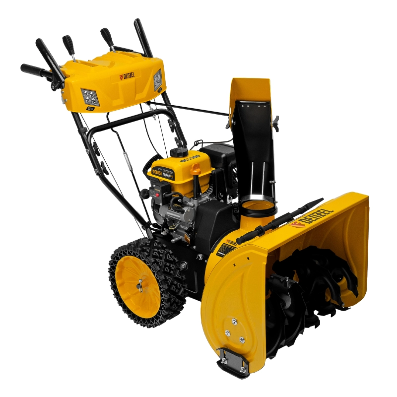 Бензиновая снегоуборочная машина SBM 610S PRO, 212 cc, электростартер, фара, обогрев Denzel (97654)