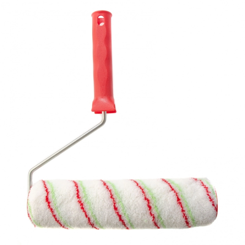 Валик "Эмали" , 250 мм, ворс 12 мм, D - 48 мм, D ручки - 6 мм, полиамид, полиакрил Сибртех (80197)