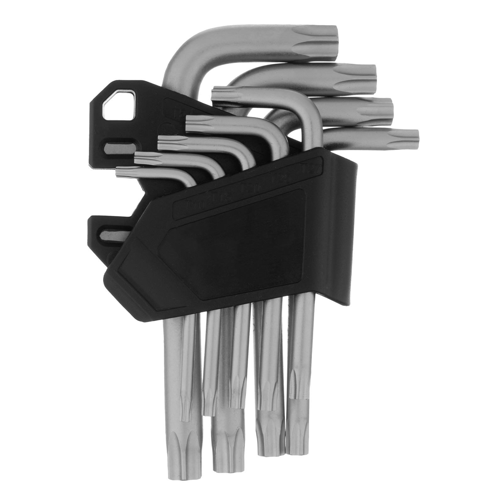 Набор ключей имбусовых Torx-Tempered, TT10-50, CrV, 9 шт. Сибртех (123707)