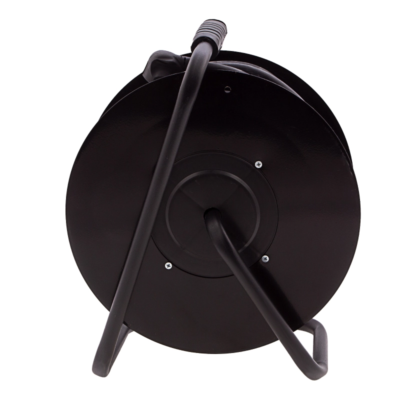 Удлинитель силовой 50 м, 16А, тип УХз16, КГ 3 x 1.5 мм, на стальной катушке, 4 розетки Сибртех (95877)