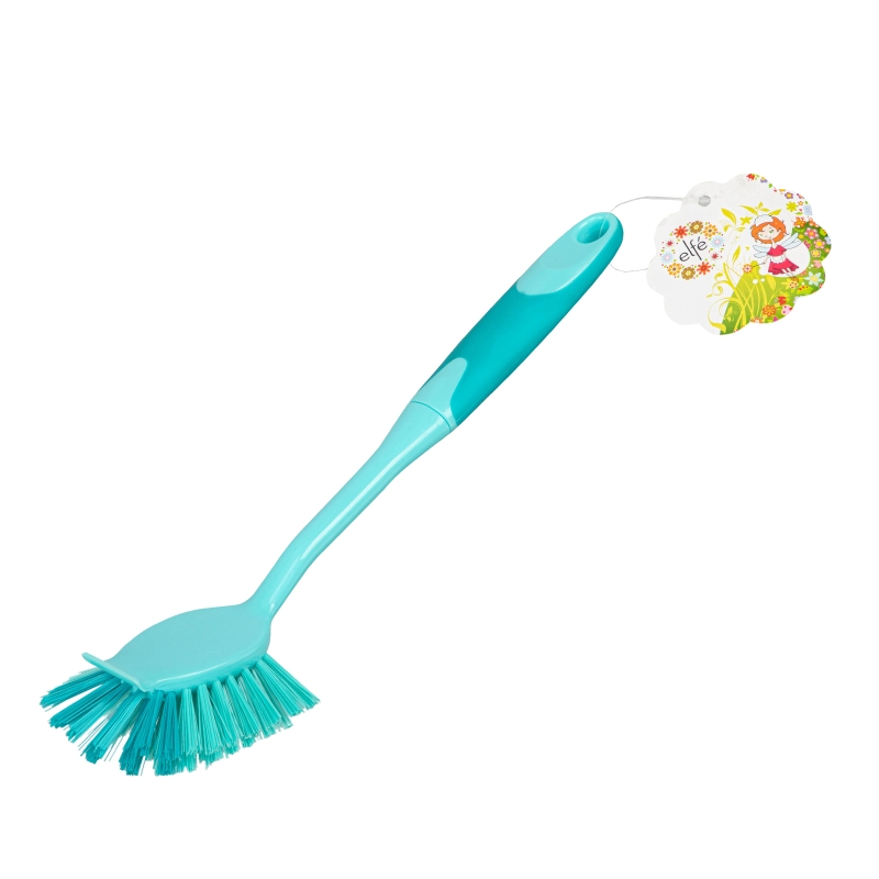 Щетка для посуды квадратная 68 х 37 х 275 мм, двухкомпонентная рукоятка Elfe (93308)