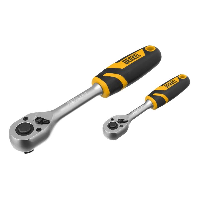 Набор инструментов, 1/2", 1/4", CrV, S2, пластиковый кейс, 84 предмета Denzel (15802)