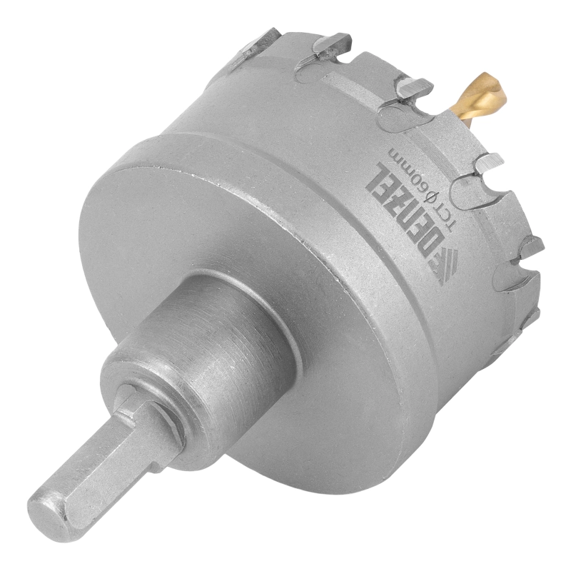 Коронка по металлу твердосплавная, 60 мм Denzel (724017)