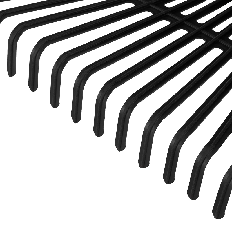 Грабли веерные пластиковые, 600 мм, 24 плоских зуба, без черенка, Сибртех (61708)