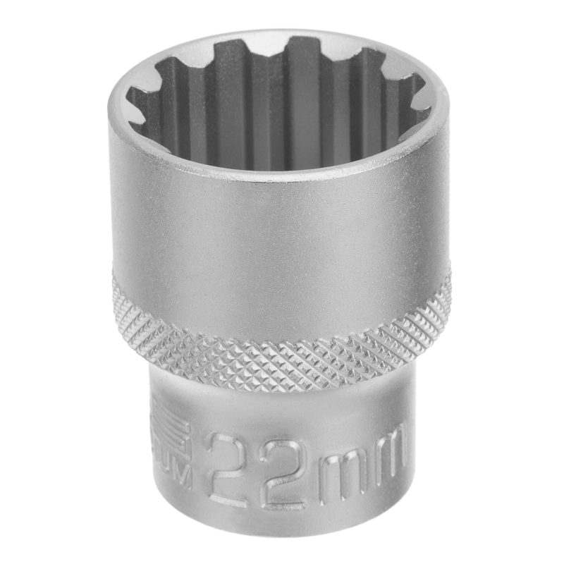 Набор универсальных торцевых головок, 1/2, SpLine, CrV, 10 шт, 10-22 мм Stels (13641)