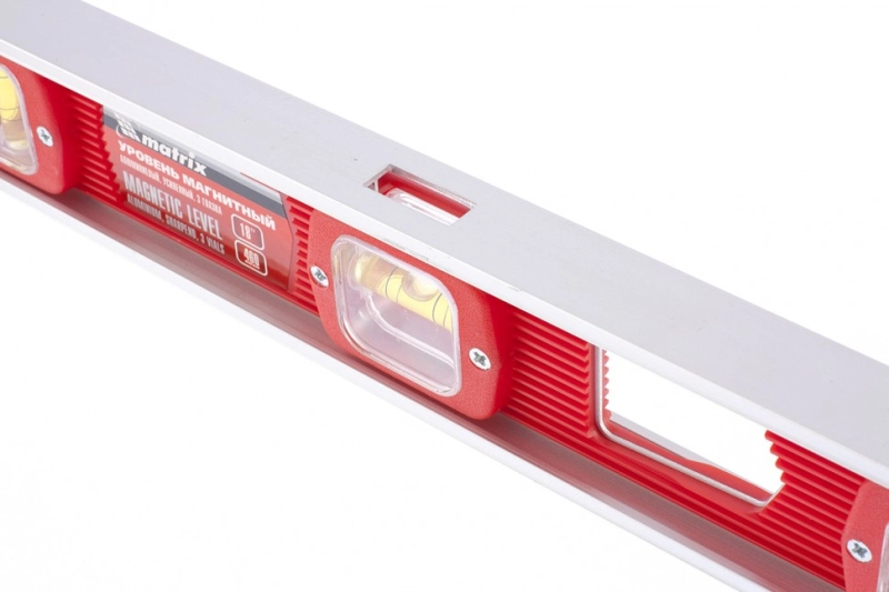 Уровень магнитный, 460 мм, 3 глазка Matrix (33701)