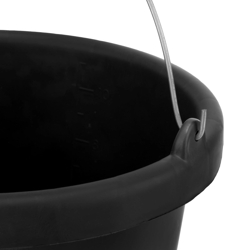 Ведро строительное пластмассовое, 12 л, высокопрочное с носиком Сибртех (81478)