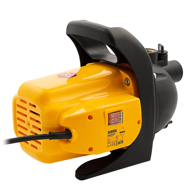 Садовый поверхностный насос GP 600, 600 Вт, 3000 л/ч, подъем 35 м, пластик Denzel (97201)