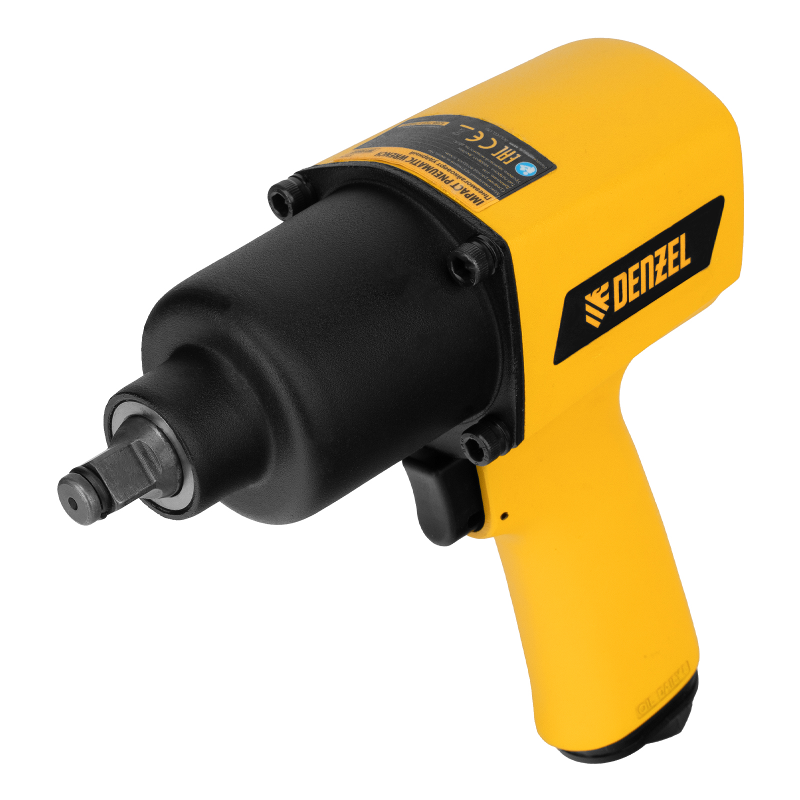 Ударный пневмогайковерт IW1500SP, 1/2", 8800 об/мин, 1490 Нм Denzel (57474)